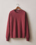 Men's Premium Slub Crew Tee Long Sleeve - Bonfire Red
